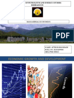University of Petroleum and Energy Studies Dehradoon: Managerial Economics