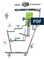 Denah Site Plan Kavling Peganden J WA SUCI JAWA PERSADA PROPERTY