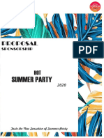 Contoh Proposal Sponsorship "Summer Party"