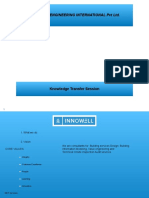 Innowell Engineering International PVT LTD.: Knowledge Transfer Session