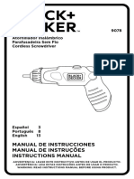 B&D 9078 - Manual