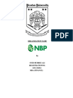 MBA Internship Report on National Bank of Pakistan