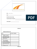 Employee Crossing Form