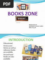 Books Zone: Presented By: Akanksha Nanen Toppo MBA/10043/18