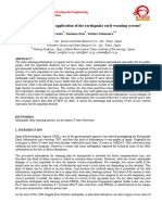 What Is The Useful Application of The Earthquake Early Warning System?