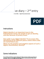 Reflective Diary - 2nd Entry