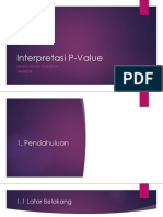 Interpretasi P Value