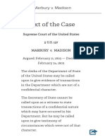 Marbury v. Madison Case Text Summary
