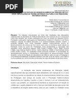A Import Do Estudo Desenv Crianca de 0 a 3 Anos Implic Da Teoria Hist Cult e Da Pedag Hist Critica