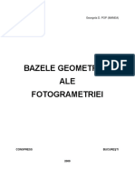 Bazele Geometrice Ale Fotogrametriei