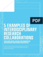 5 Examples of Interdisciplinary Research Collaborations en A4 r1