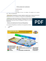 Tipos de cuencas y criterios de clasificación