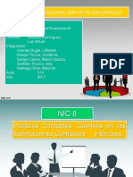 Nic 8 Politicas Contables Cambios en Las Estimaciones Contables y Errores PDF