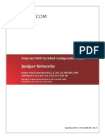 Juniper Networks: Polycom VIEW Certified Configuration Guide