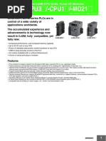 CJ2M CPU Data Sheet Tcm851-116410