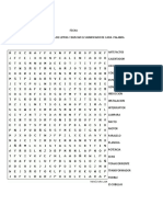 Sopa de letras eléctrica con significados