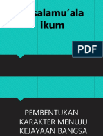 Tema 1 Pembentukan Karakter Menuju Kejayaan Bangsa