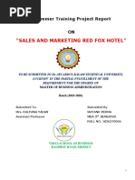 Sales and Marketing Hotel Industry Red Fox Hotel East.doc
