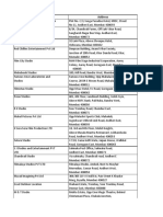 Film Studio List Mumbai