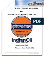 Financial Analysis of Indian Oil Ltd.