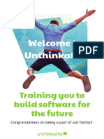 Welcome To Unthinkable: Training You To Build Software For The Future