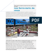 El Balance Ferroviario de Cambiemos