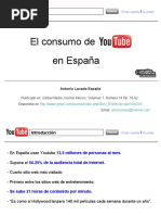 Download EL CONSUMO DE YOUTUBE EN ESPAA by Antonio Lavado SN43372593 doc pdf