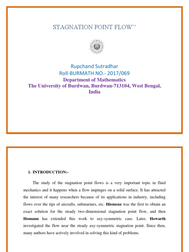 Rupchand Project | PDF | Fluid Dynamics | Boundary Layer
