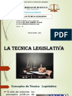 La Tecnica Legislativa