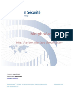 MorphoAccess Host System Interface Specification PDF