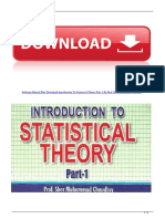 Solution Manual Free Download Introduction To Statistical Theory Part 1 by Prof Sher Muhammad Chaudh