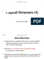 Capital Structure (I) : Professor Siyi Shen