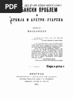 Албански Проблем ; и Србија и Аустро-Угарска (1913.Год.) - Стојан M. Протић