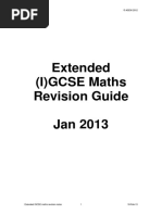 IGCSE Mathematics 0580 Revision Notes | PDF | Mathematics | Geometry