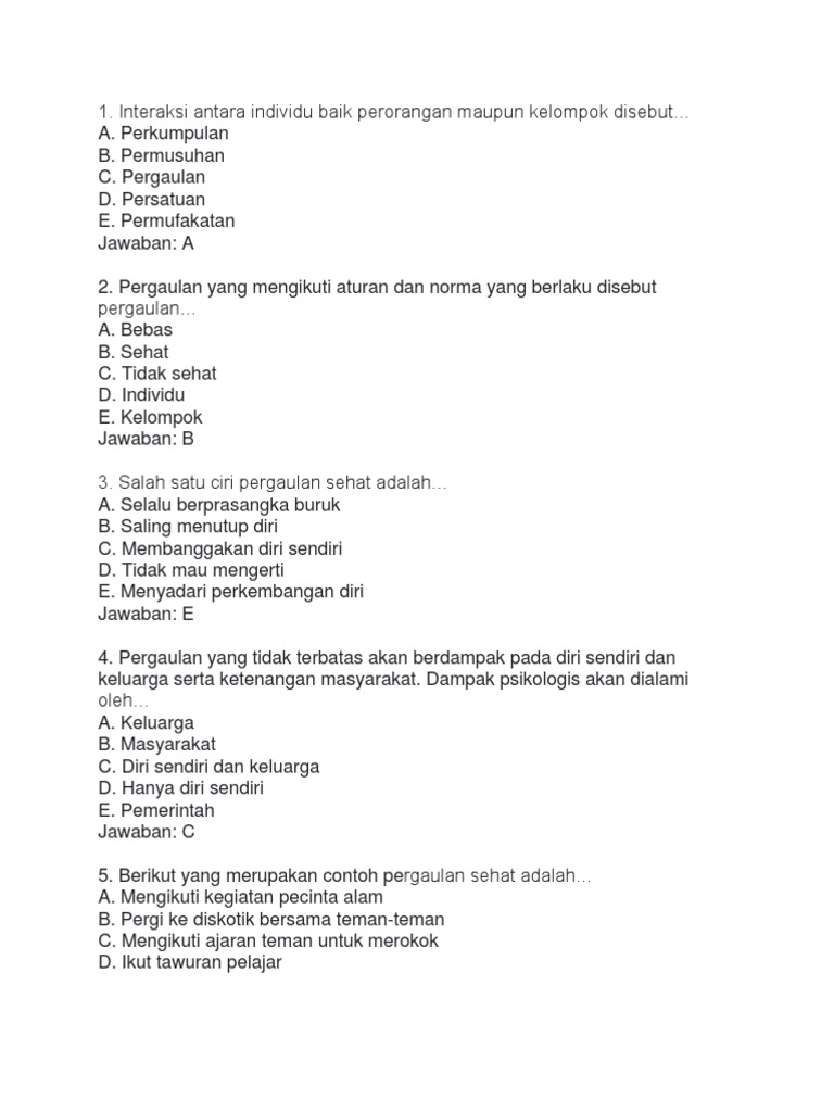 Soal Tentang Renang Beserta Jawabannya Ilmusosial Id