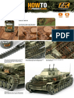 How to use product guide for realistic tank track weathering effects