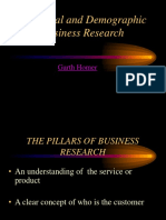 Statistical and Demographic Business Research