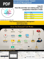 Operations Management: How Ola and Uber Are Making Other Taxi Companies Irrelevant in India