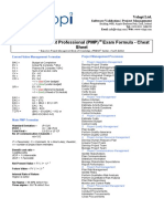 PMP Cheat Sheet PDF