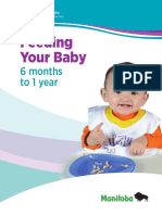 Feeding Your Baby: 6 Months To 1 Year