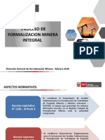 Proceso de Formalizacion Minera