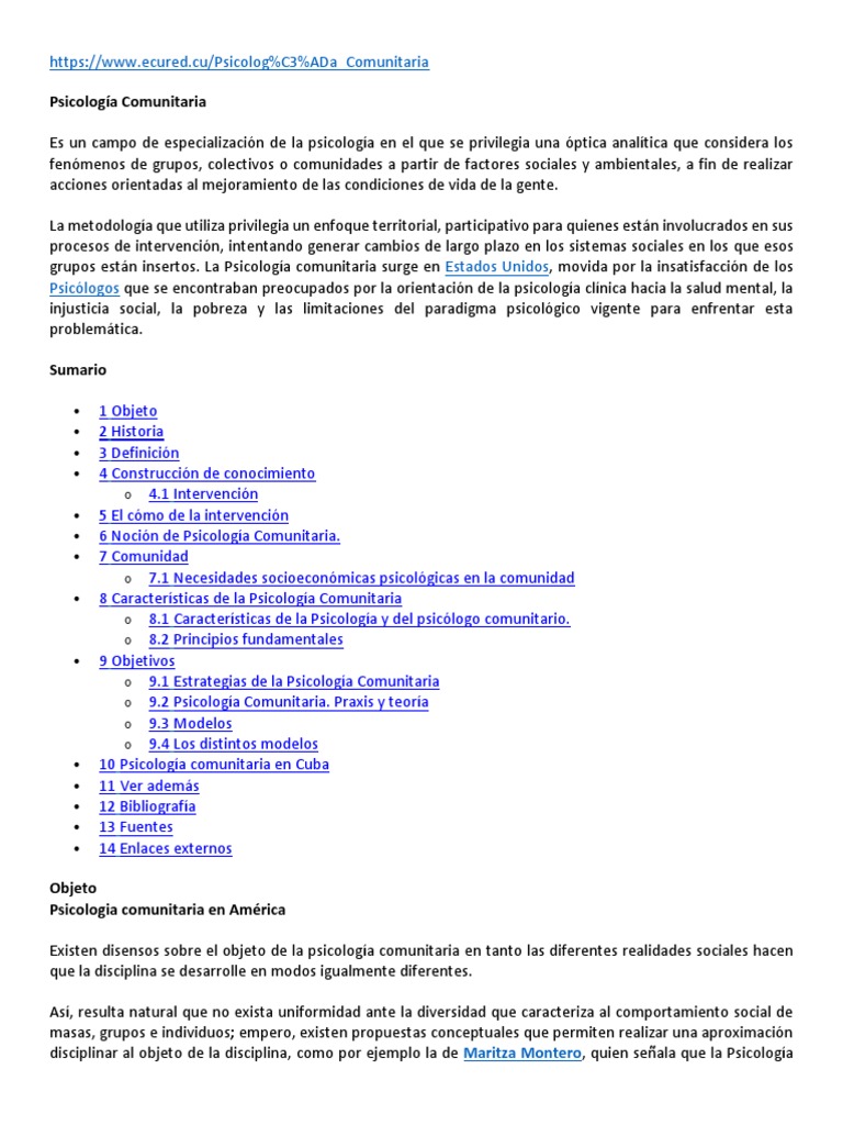 QUE ES PSICOLOGIA COMUNITARIA visual data 2