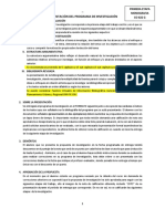 4.1 Programa de Investigación Guia