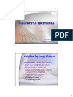 Validitas Kriteria PDF