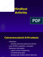 Hindfoot Arthritis