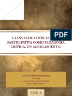 LA INVESTIGACION ACCION PARTICIPATIVA COMO PEDAGOGIA CRITICA