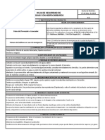 MSDS Aguas Hidrocarburadas PDF