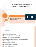 Decision Making Presentation