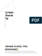 India N Red Cross Socie Ty: Bihar Flood, Fns Response