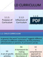 1.1: Child Curriculum 1.1: Child Curriculum